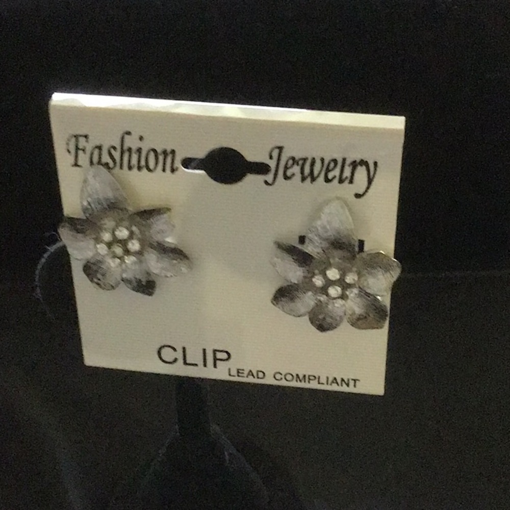 Earrings. Cubic zirconia.